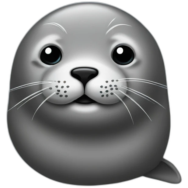 Cute seal emoji