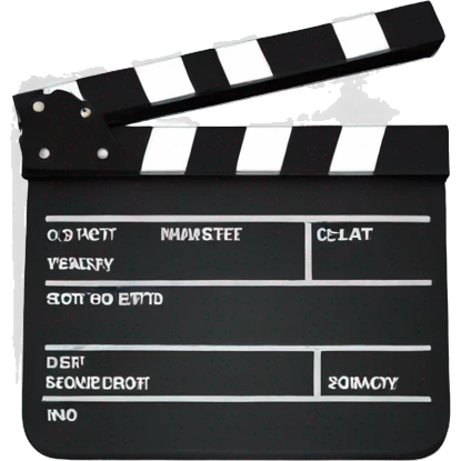 clapperboard emoji