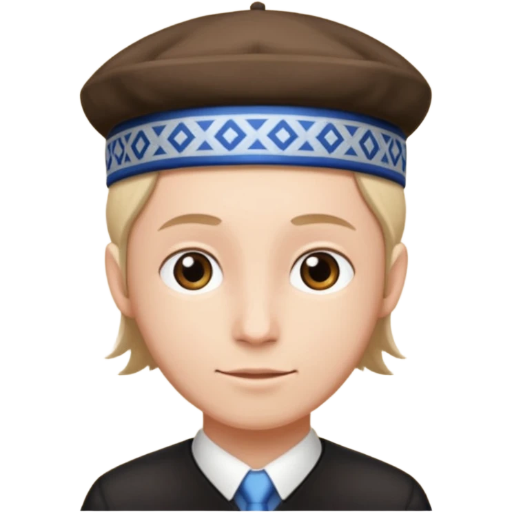 Emotka z pejsami emoji