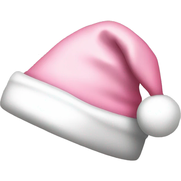 light pink santa hat emoji