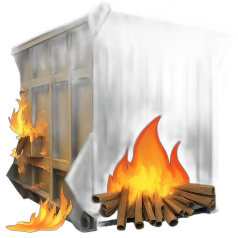 dumpster fire calendar emoji