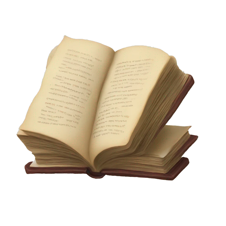 book reading a book emoji