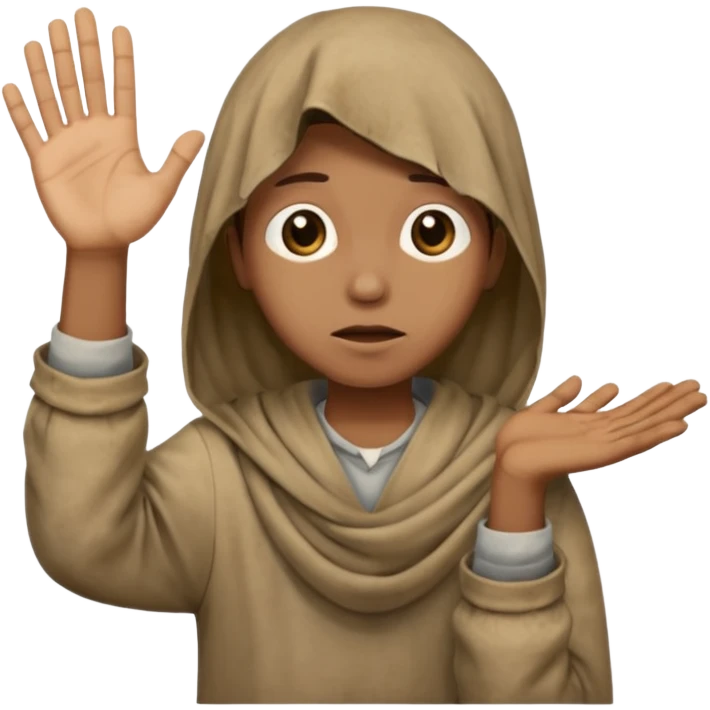 Person begging emoji
