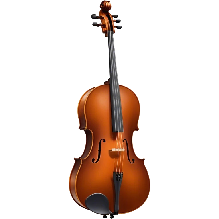 Cinematic Realistic Cello, deep brown polished wood, elegant f-holes creating contrast, warm golden light reflecting off its curves, glowing with depth and a rich musical resonance. emoji