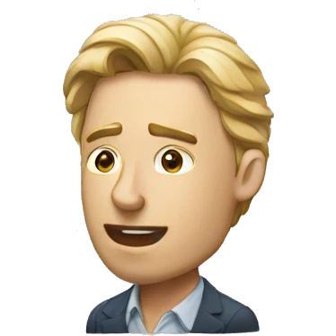 investor man tells emoji