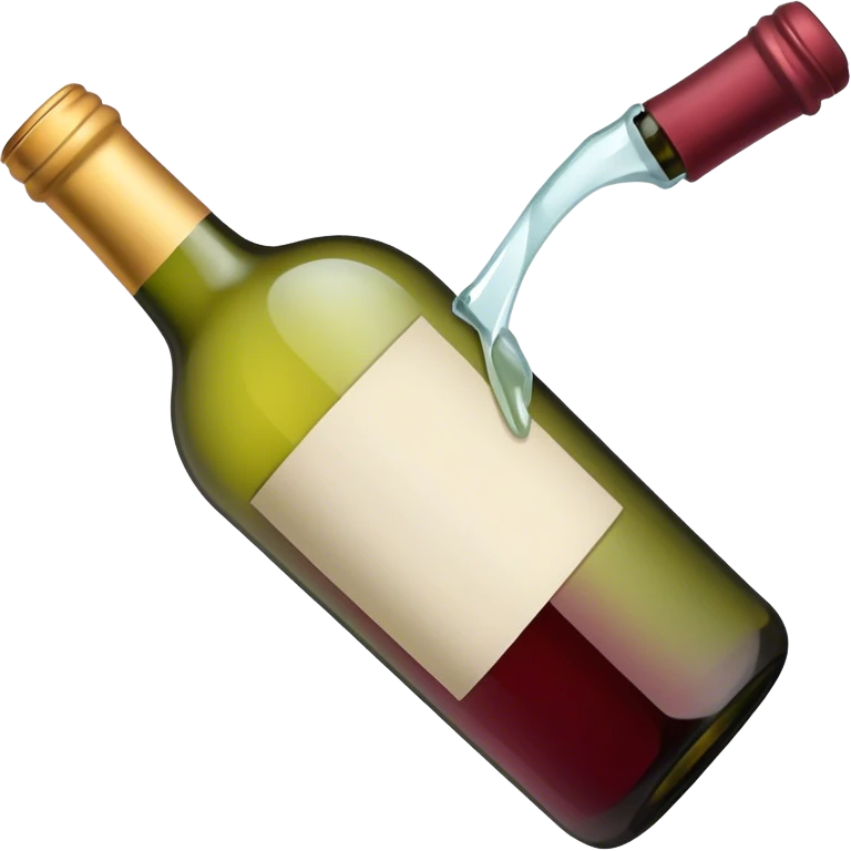 broken wine bottle emoji