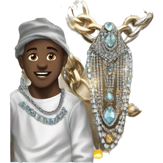 "stylish boy with bold earrings" emoji