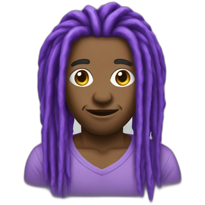 matue purple dreads emoji