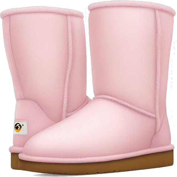 light pink uggs emoji