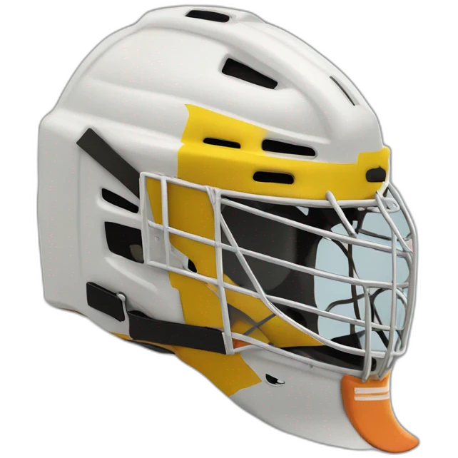 old school Hockey-goalie split emoji