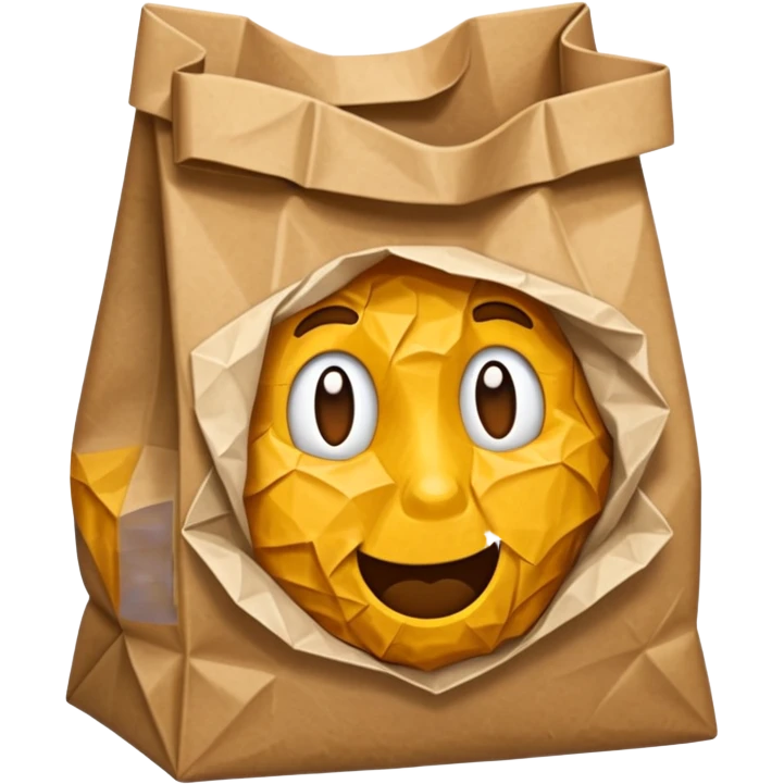 An empty bag emoji