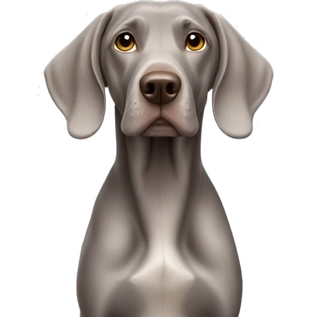 Weimaraner emoji