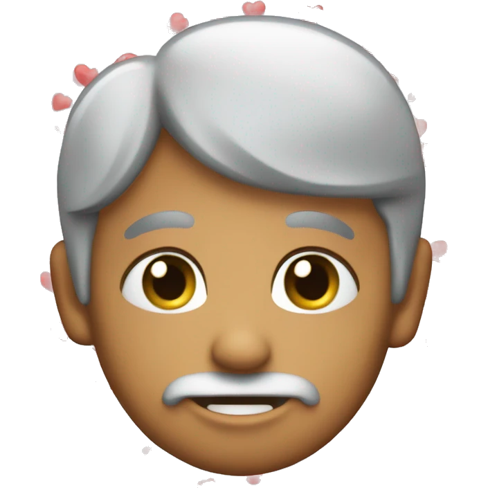 Moño con corazones  emoji