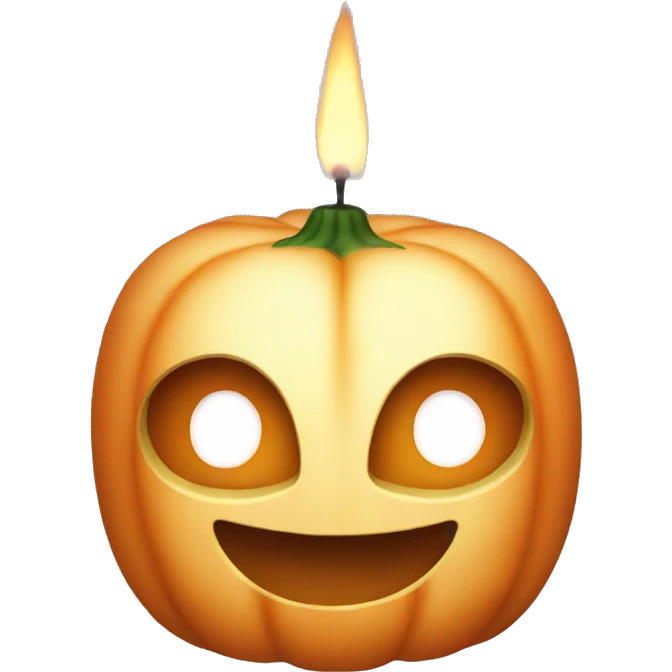 pumpkin candle emoji