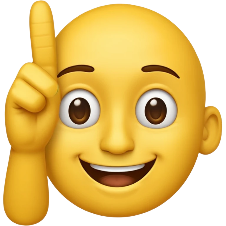 a emoji with two fingers in his nose emoji