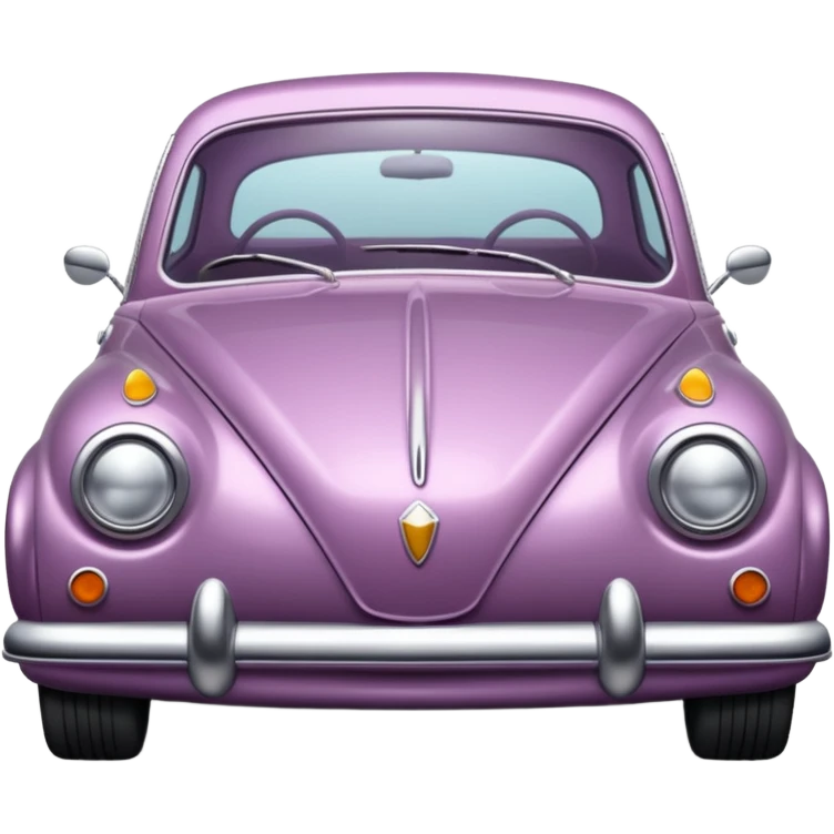 Retro mauve car emoji