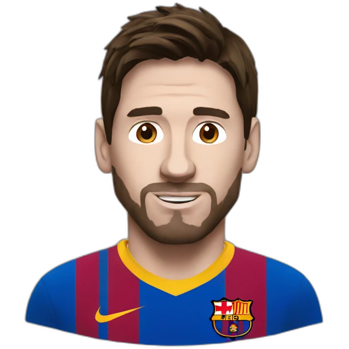 Messi world champion emoji