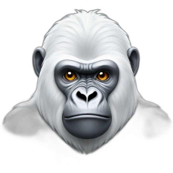 white gorilla emoji