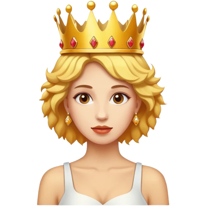 Chicken nugget queen emoji