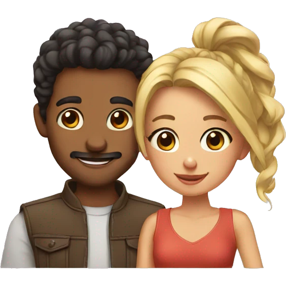 Cute couple emoji