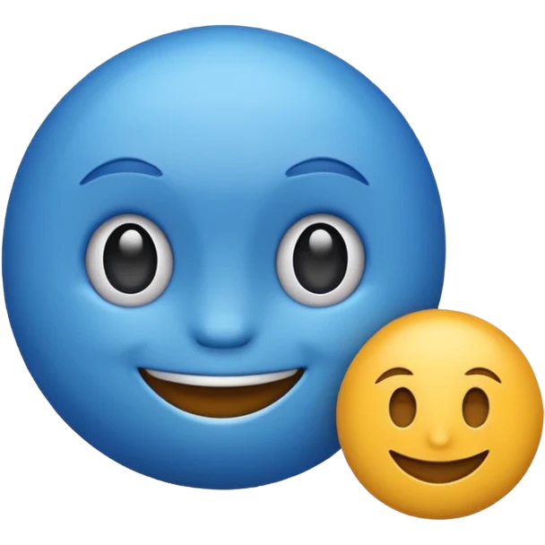 Wolt delivery comany mascot as emoji emoji