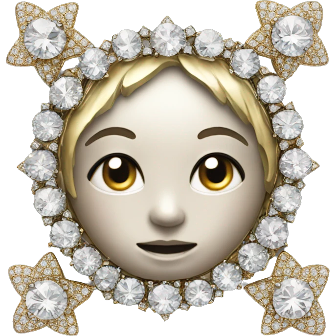 brooch set with diamonds emoji