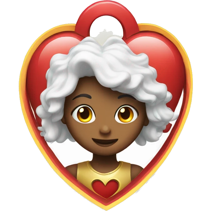 Heart with halo emoji