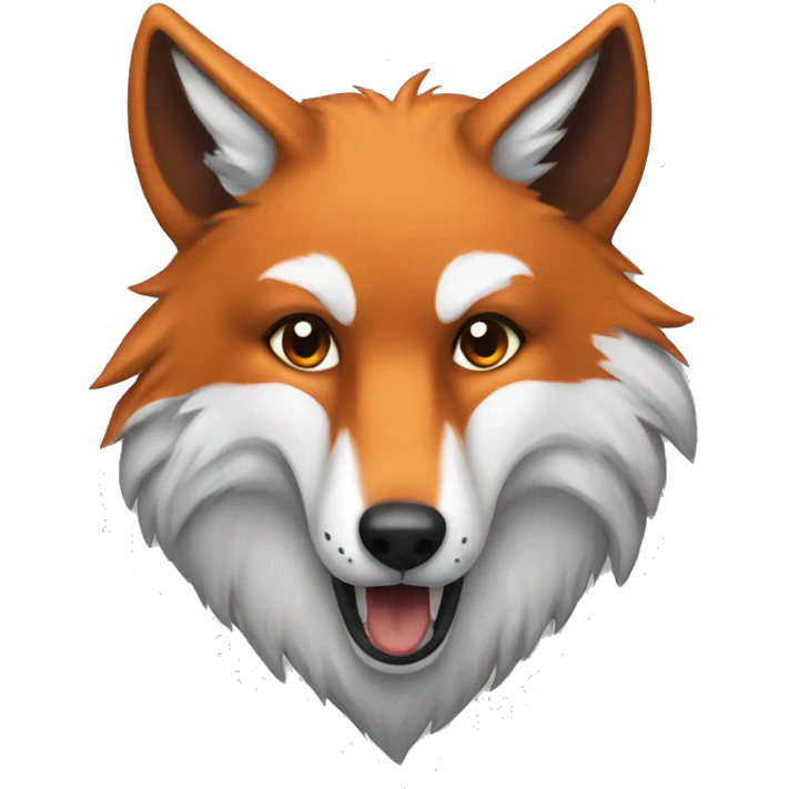 Fox and wolf emoji