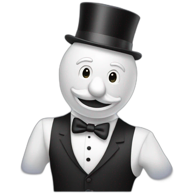 Monopoly man emoji