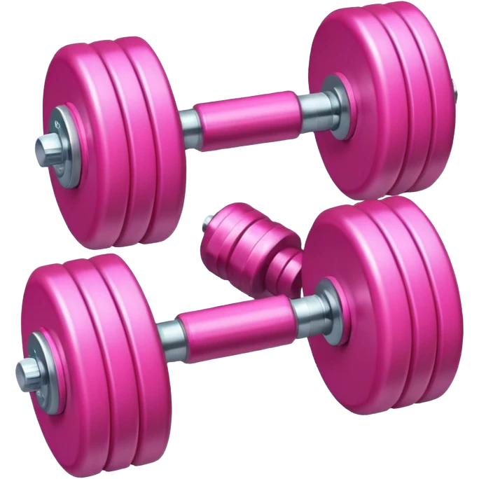 mancuernas rosas emoji