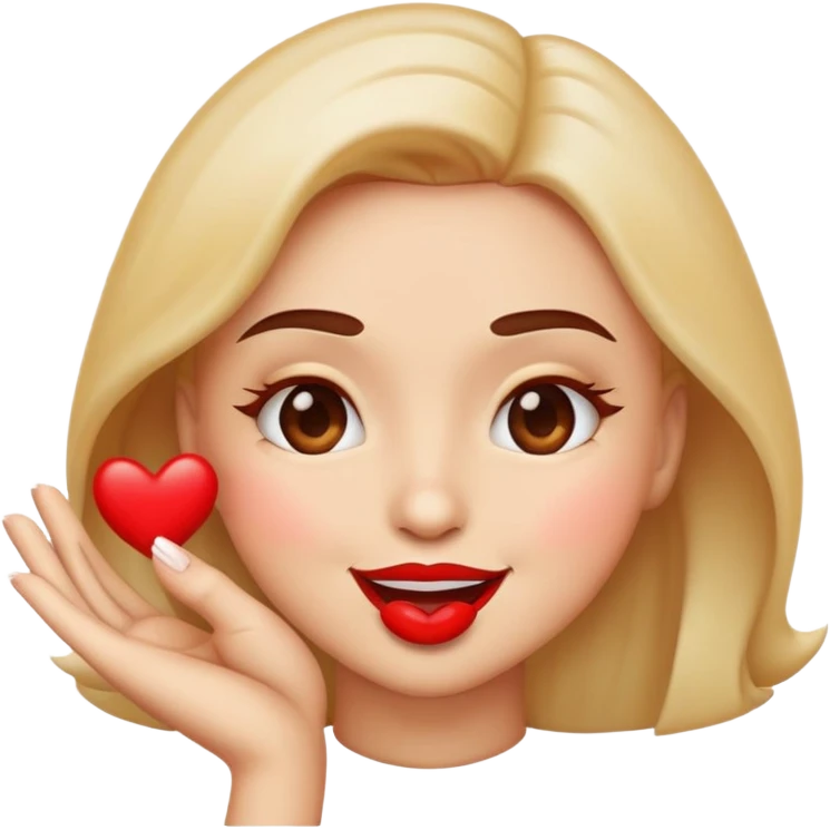 Emoji blowing a kiss emoji