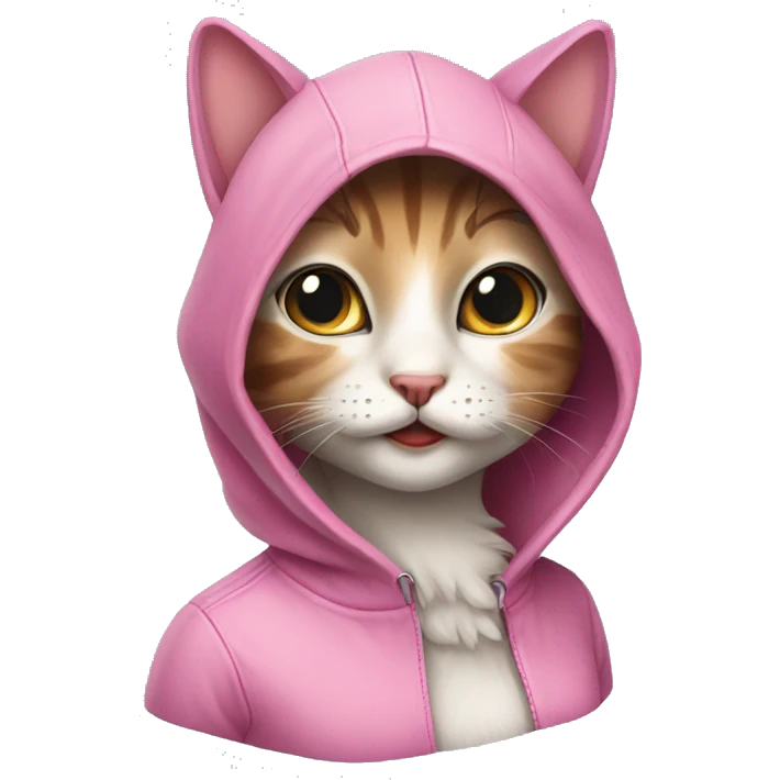 Coquette cat emoji