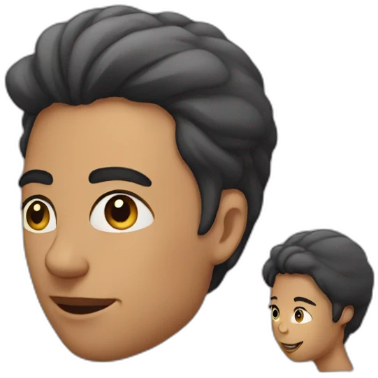 Man over a woman emoji