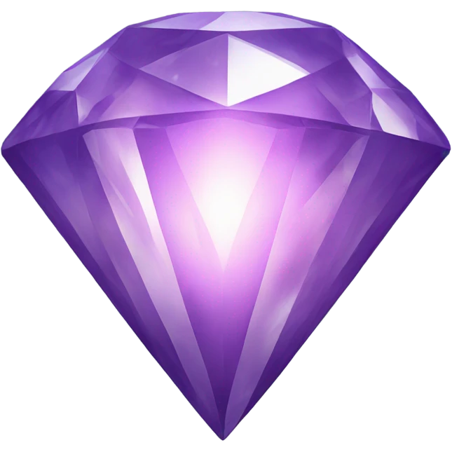Glowing diamond  emoji