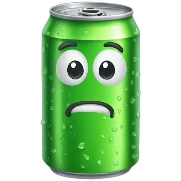 green soda can emoji
