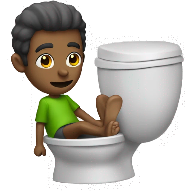 Skibidi toilet man emoji