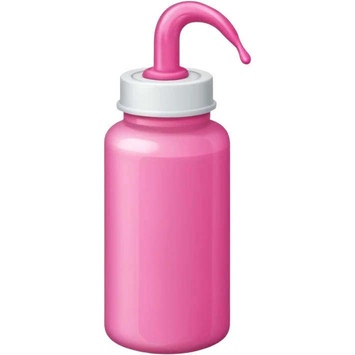 Bottle of pink Hair dye emoji