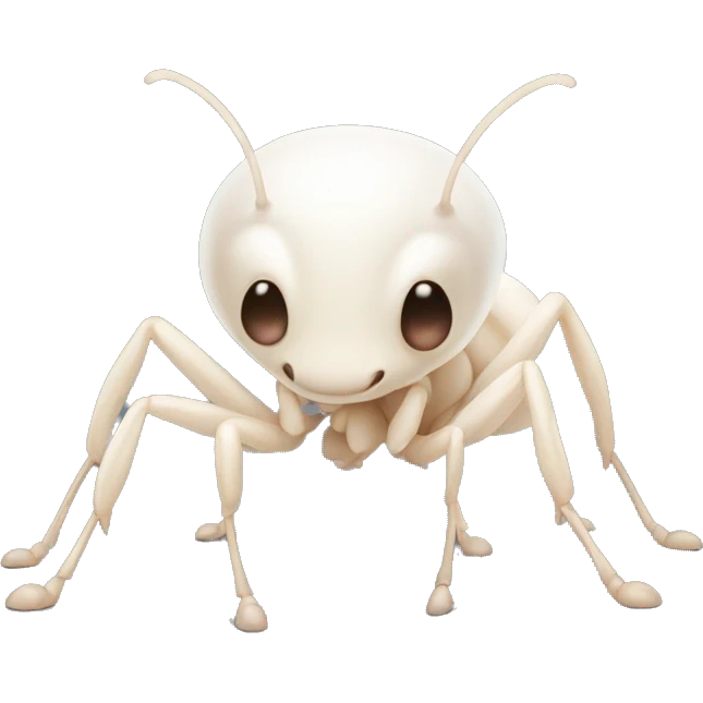 cute albino ant emoji