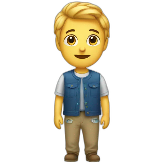 Effrayé emoji