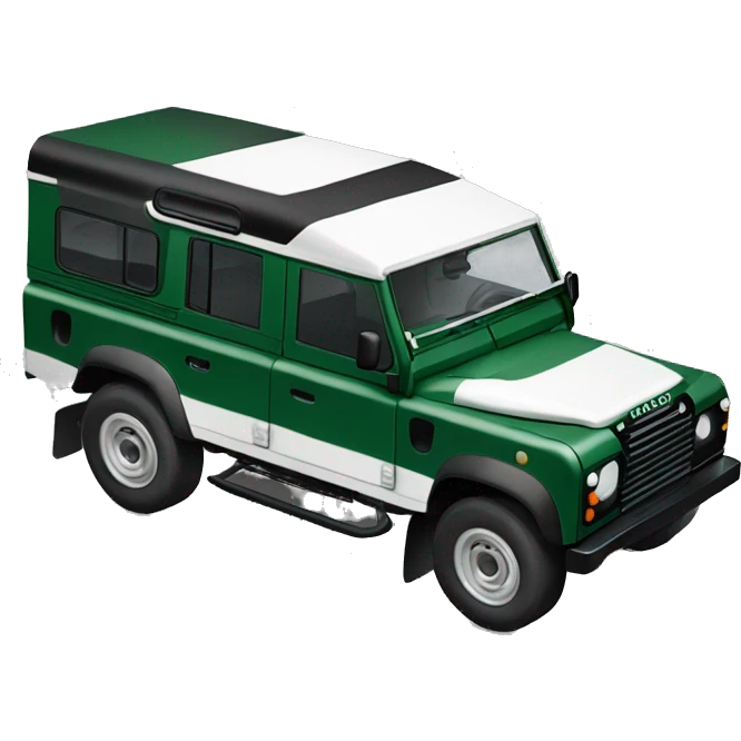 land rover verde ecuro preto e branco emoji