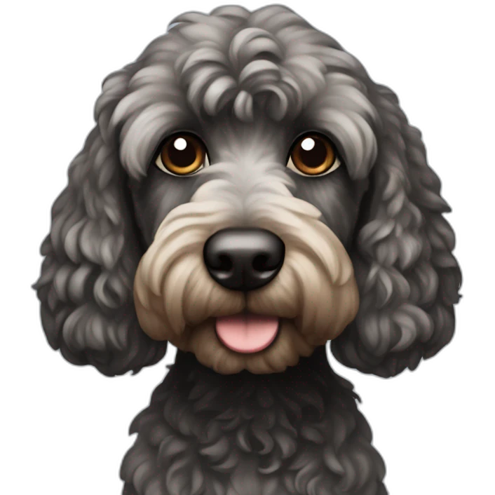 Black-Cockapoo emoji