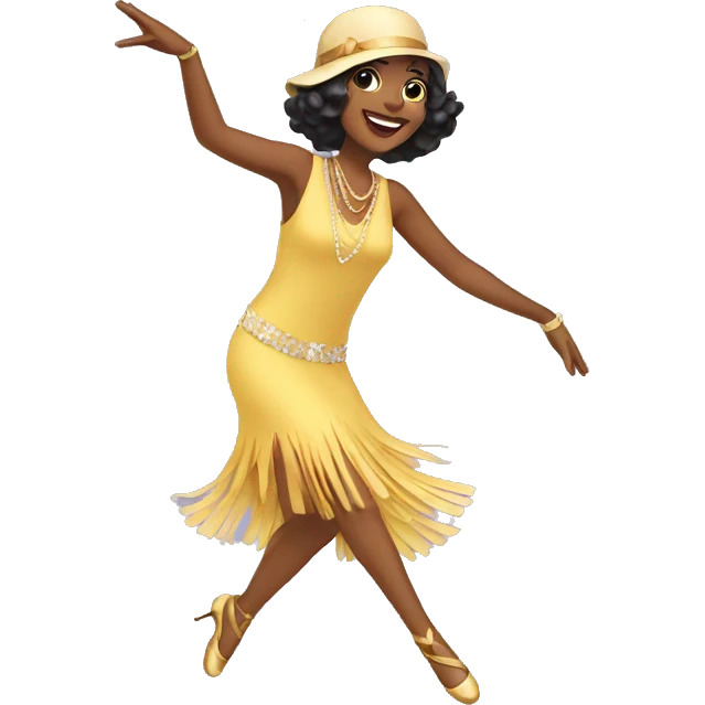 dancing flapper  emoji
