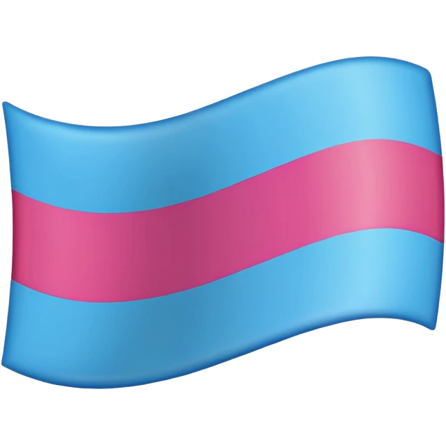 A trans flag with the banned emblem  emoji