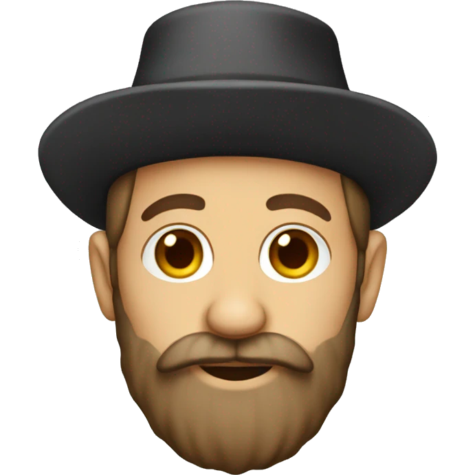 Rabbi with beard emoji