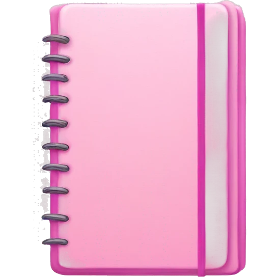 Pink notebook  emoji