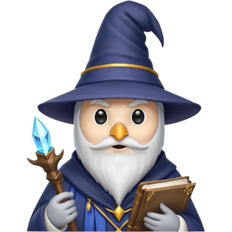 Penguin Wizard emoji