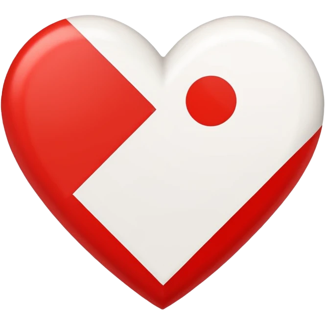 suprematism heart emoji