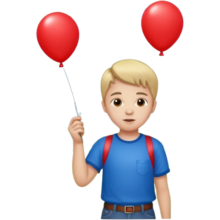 Child + balloon, Park Visitor, with park. emoji