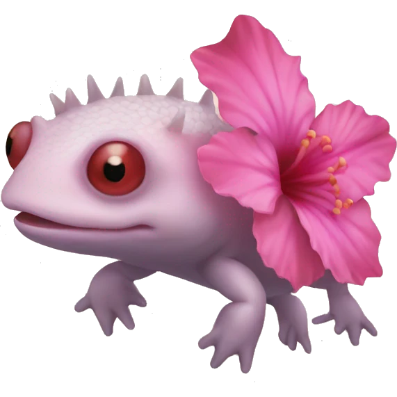 flower axolotls emoji