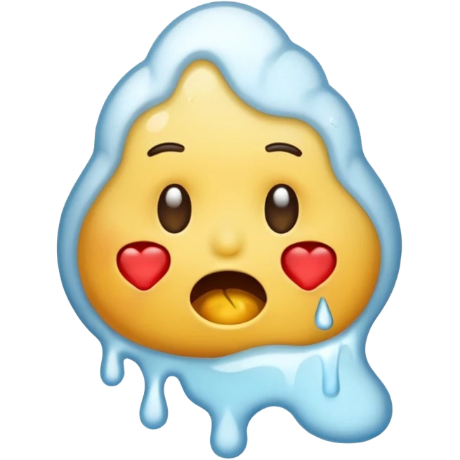 ice emoji, hot , vomit , crying emoji and happy emoji